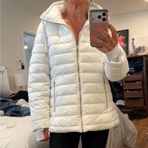 Jessica Simpson White Puffer Jacket